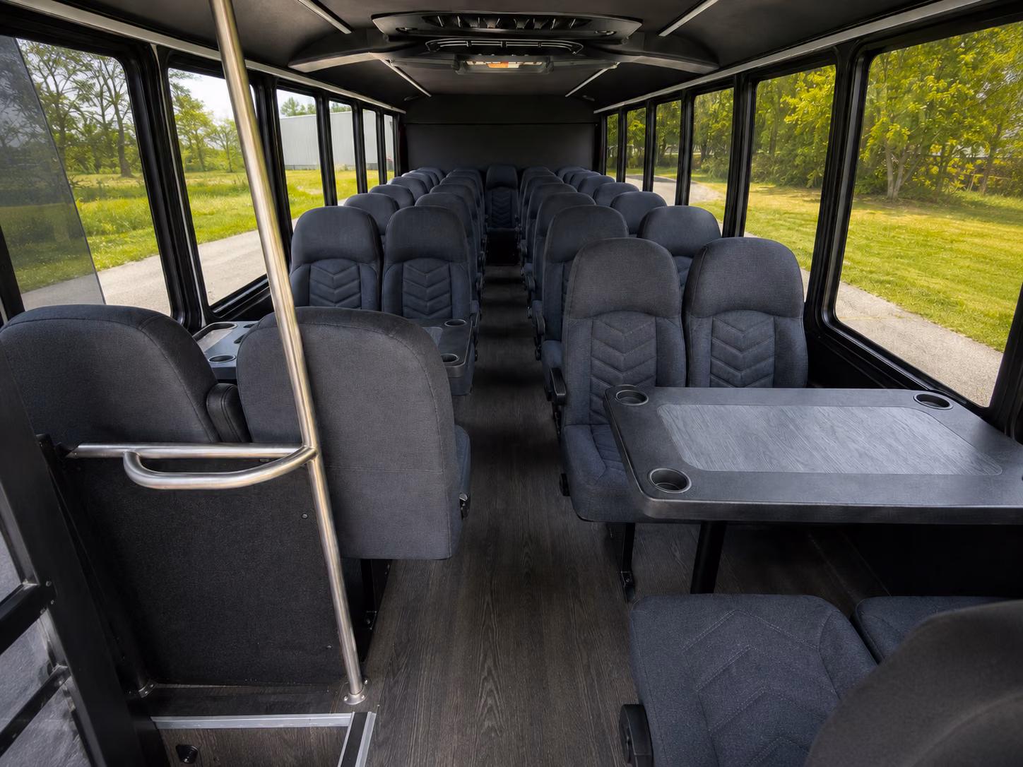 baltimore 20 passenger minibus interior