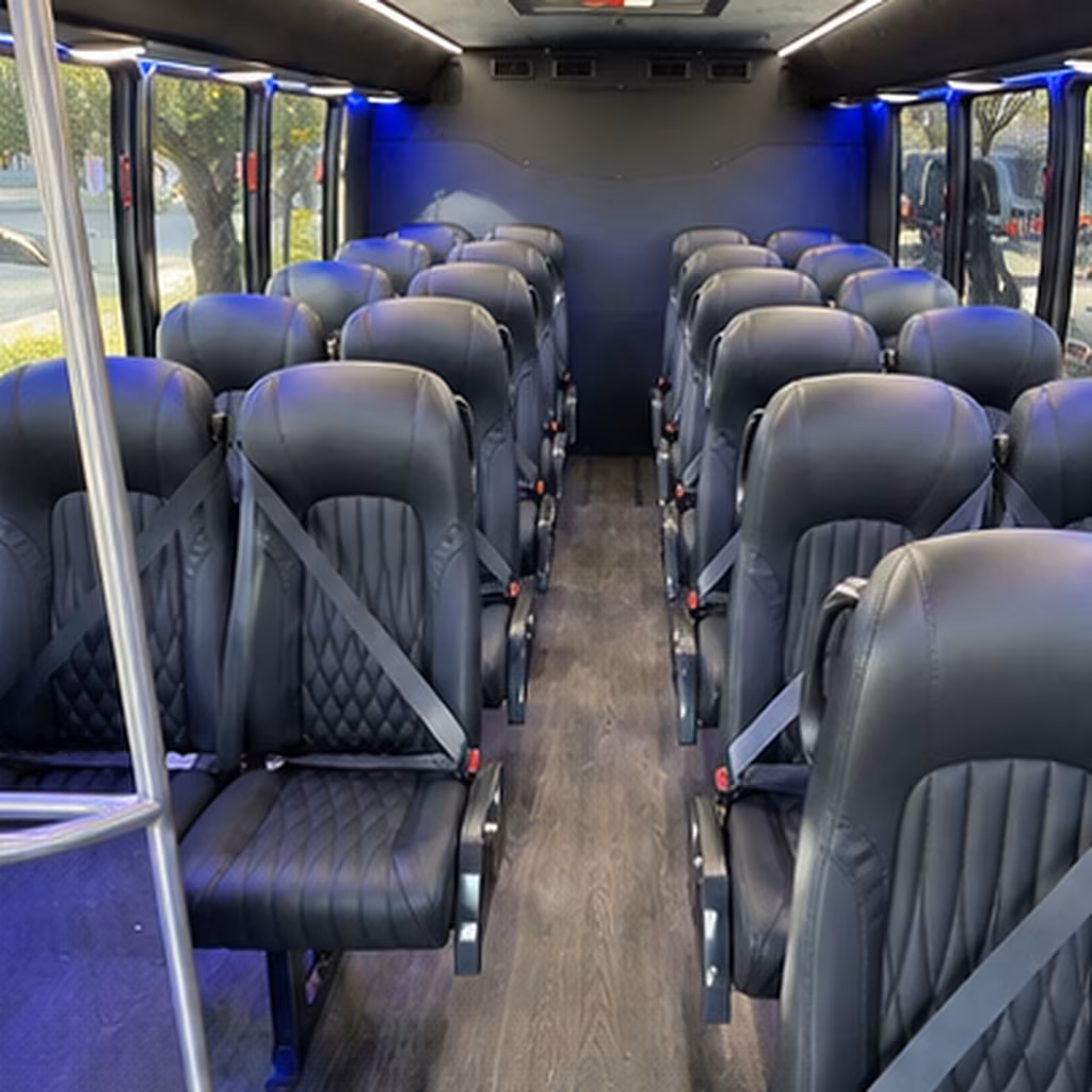 baltimore 25 passenger minibus inside