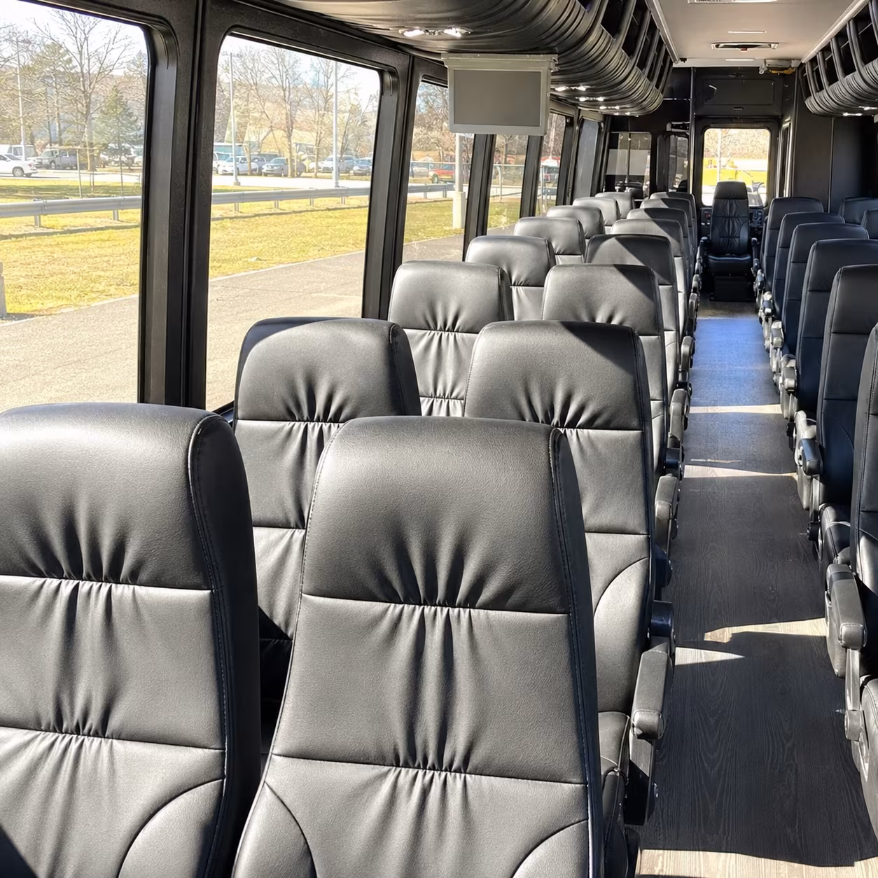 baltimore 30 passenger minibus interior