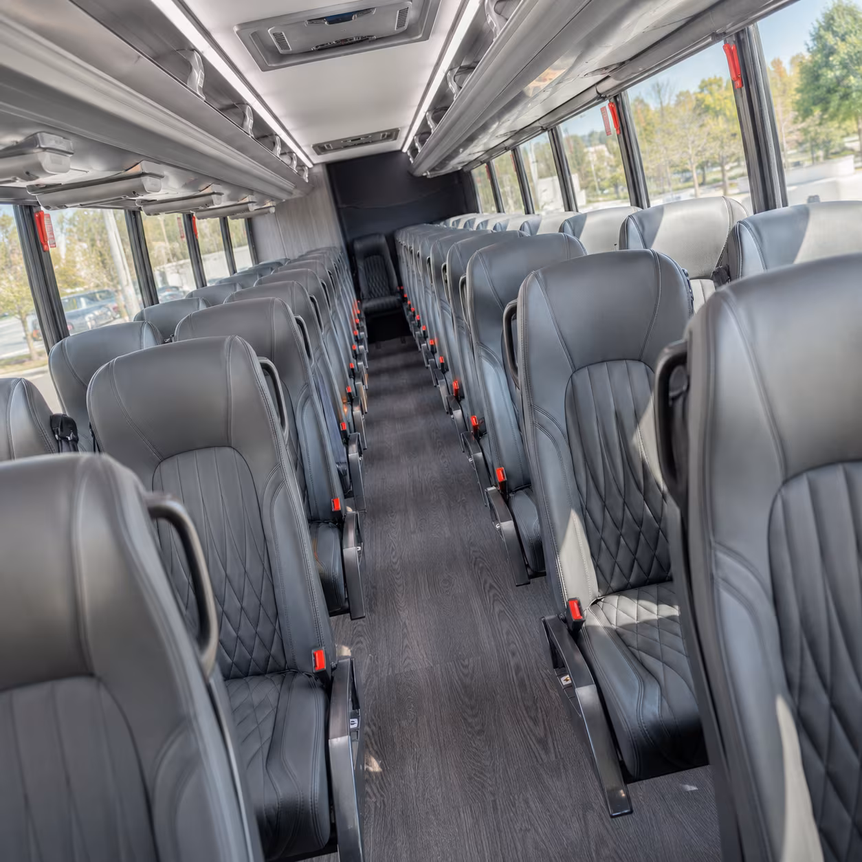 baltimore 35 passenger minibus inside