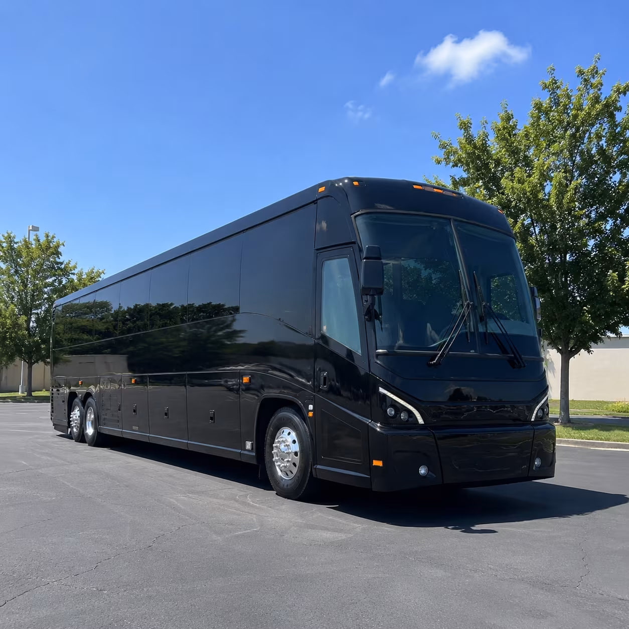 baltimore 56 passenger charter bus