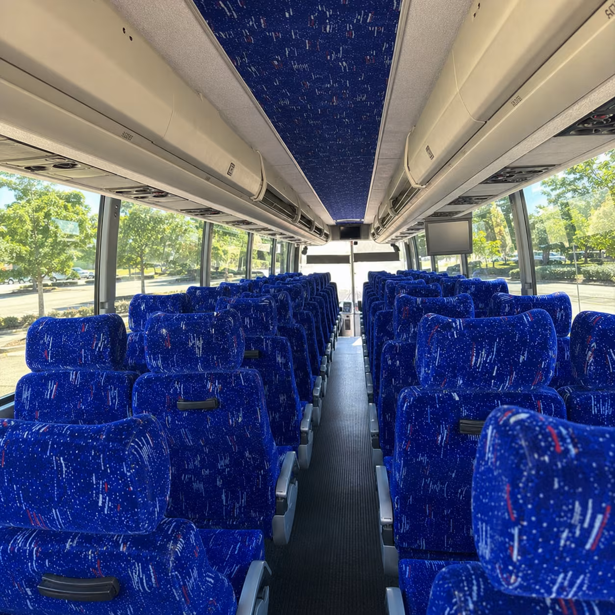 baltimore charter bus inside