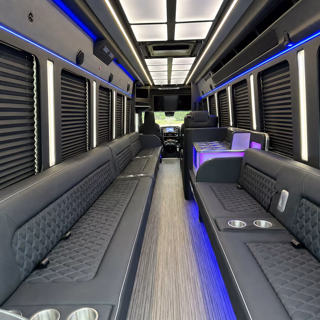 baltimore party bus interior
